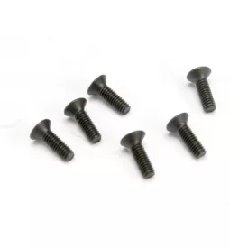 Traxxas Screws, 2.5x8mm countersunk machine (hex drive) (6)
