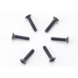 Traxxas Screws, 2.5x12mm countersunk machine (hex drive) (6)