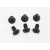 Traxxas Screws, 3x6mm countersunk machine (6) (hex drive)