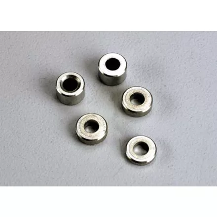 Traxxas Aluminum spacers: 3x6x1.5mm (2)/ 3x6x2.5mm (1)/ 3x6x3.8mm (2)