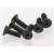 Traxxas Screws, 4x12mm countersunk machine (hex drive) (6)