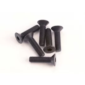 Traxxas Screws, 3x12mm countersunk machine (6) (hex drive)