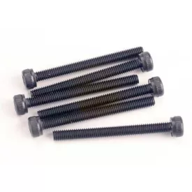 Traxxas Screws, 3x30mm cap-head machine (hex drive) (6)