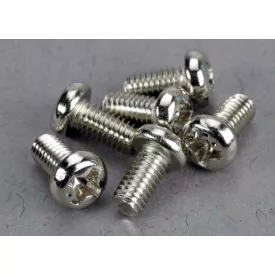 Traxxas Screws, 3x6mm roundhead machine (6)