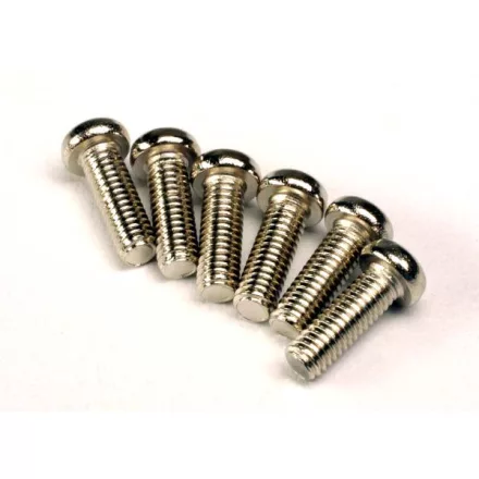Traxxas Screws, 2.6x8mm roundhead machine (6)