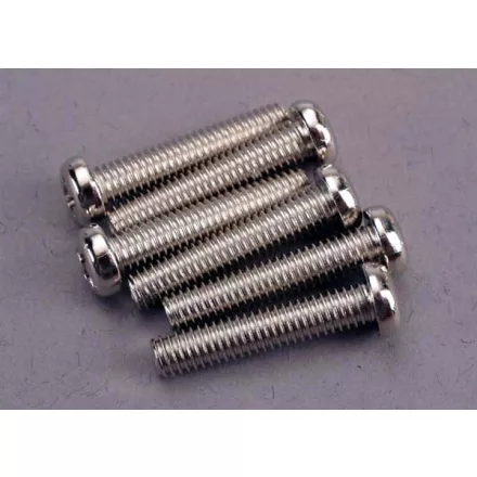 Traxxas Screws, 4x20mm roundhead machine (6)