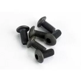 Traxxas Screws, 3x6mm button-head machine (hex drive) (6)
