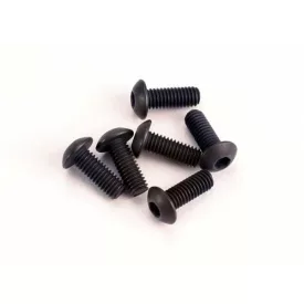 Traxxas Screws, 3x8mm button-head machine (hex drive) (6)