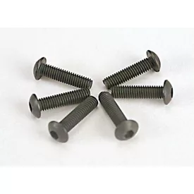 Traxxas Screws, 3x12mm button-head machine (hex drive) (6)