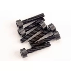   Traxxas Head screws, 3x15mm cap-head machine (hex drive) (6) (TRX 2.5)