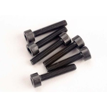 Traxxas Head screws, 3x15mm cap-head machine (hex drive) (6) (TRX 2.5)