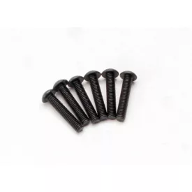 Traxxas Screws, 4x20mm button-head machine (hex drive) (6)