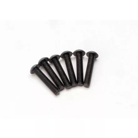 Traxxas Screws, 4x20mm button-head machine (hex drive) (6)