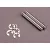 Traxxas Suspension pins, 23mm hard chrome (2)/ E-clips (4)