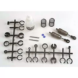   Traxxas Big Bore shocks (short) (hard-anodized & PTFE-coated T6 aluminum) (assembled with TiN shafts w/ springs)(f/r)(2) (Note: Assembled with 32mm shafts, 29mm shafts included)