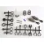 Traxxas Big Bore shocks (short) (hard-anodized & PTFE-coated T6 aluminum) (assembled with TiN shafts w/ springs)(f/r)(2) (Note: Assembled with 32mm shafts, 29mm shafts included)