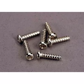 Traxxas Screws, 2.6x10mm roundhead self-tapping (6)
