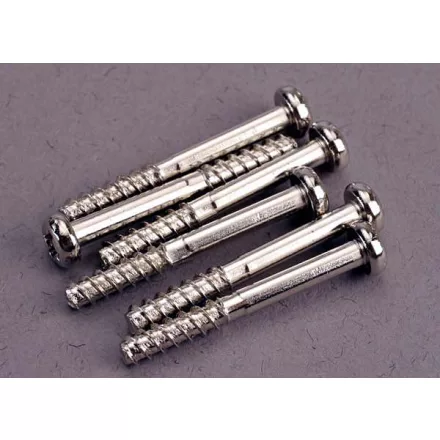 Traxxas Screws, 3x24mm roundhead self-tapping (with shoulder) (6)