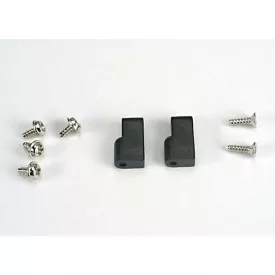 Traxxas Servo mounts (2)/ screws (6)