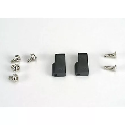 Traxxas Servo mounts (2)/ screws (6)