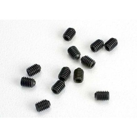 Traxxas Set (grub) screws, 3mm hardened (12)