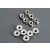 Traxxas Nuts, 3mm flanged (12)
