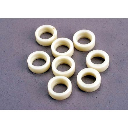 Traxxas Bearing adapters (8) (allows use of lighter 5x8mm bearings in place of 5x11mm bearings)