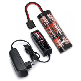 Traxxas töltő + 3000mAh 8,4V NiMh Hump akkumulátor