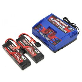 Traxxas Ez-Peak Plus töltő + 2db 11,1V 5000mAh