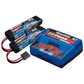 Traxxas Ez-Peak Plus töltő + 2db 7,4V 7600mAh