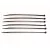 Traxxas Cable ties, medium (black) (6)