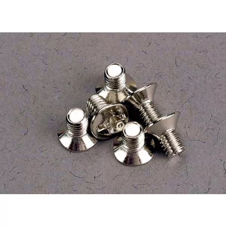 Traxxas Screws, 3x5mm countersunk machine (6)