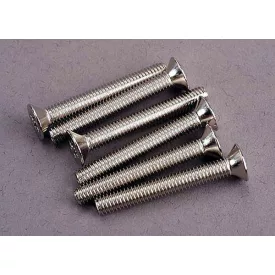 Traxxas Screws, 4x30mm countersunk machine (6)