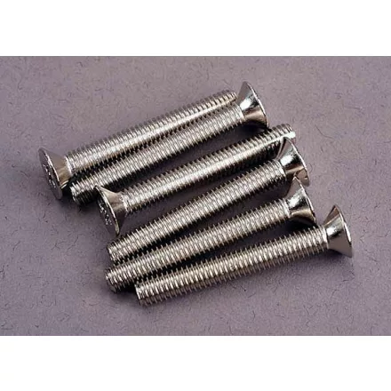 Traxxas Screws, 4x30mm countersunk machine (6)