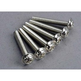 Traxxas Screws, 3x20mm washerhead machine (6)