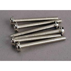 Traxxas Screws, 3x30mm washerhead machine (6)