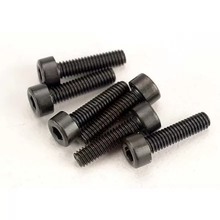 Traxxas Screws, 2.5x10mm cap-head machine (hex drive) (6)