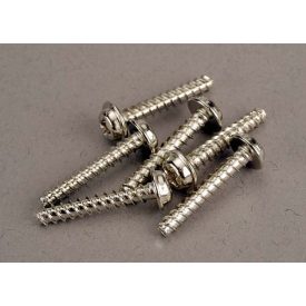 Traxxas Screws, 3x18mm washerhead self-tapping (6)