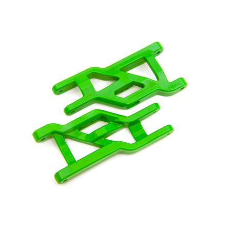 Traxxas Suspension arms, green, front, heavy duty (2)
