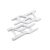 Traxxas Suspension arms, white, front, heavy duty (2)