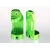 Traxxas Caster blocks, 30-degree, green-anodized 6061-T6 aluminum (left & right)/ suspension screw pin (2)