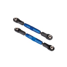   Traxxas Camber links, front (TUBES blue-anodized, 7075-T6 aluminum, stronger than titanium) (83mm) (2)/ rod ends (4)/ aluminum wrench (1) (#2579 3x15 BCS (4) required for installation)