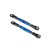 Traxxas Camber links, front (TUBES blue-anodized, 7075-T6 aluminum, stronger than titanium) (83mm) (2)/ rod ends (4)/ aluminum wrench (1) (#2579 3x15 BCS (4) required for installation)