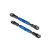 Traxxas Camber links, front (TUBES blue-anodized, 7075-T6 aluminum, stronger than titanium) (83mm) (2)/ rod ends (4)/ aluminum wrench (1) (#2579 3x15 BCS (4) required for installation)