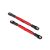 Traxxas Camber links, rear (TUBES red-anodized, 7075-T6 aluminum, stronger than titanium) (73mm) (2)/ rod ends (4)/ aluminum wrench (1) (#2579 3x15 BCS (4) required for installation)