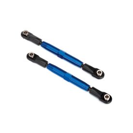   Traxxas Camber links, rear (TUBES blue-anodized, 7075-T6 aluminum, stronger than titanium) (73mm) (2)/ rod ends (4)/ aluminum wrench (1) (#2579 3x15 BCS (4) required for installation)