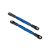 Traxxas Camber links, rear (TUBES blue-anodized, 7075-T6 aluminum, stronger than titanium) (73mm) (2)/ rod ends (4)/ aluminum wrench (1) (#2579 3x15 BCS (4) required for installation)