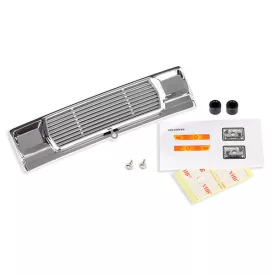   Traxxas  Grille, Bigfoot® No. 1 (chrome)/ decals/ adhesive tape/ mounting hardware