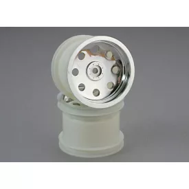 Traxxas Wheels, chrome (2.2'') (rear) (2)