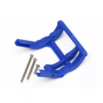 Traxxas Wheelie bar mount (1)/ hardware (blue)